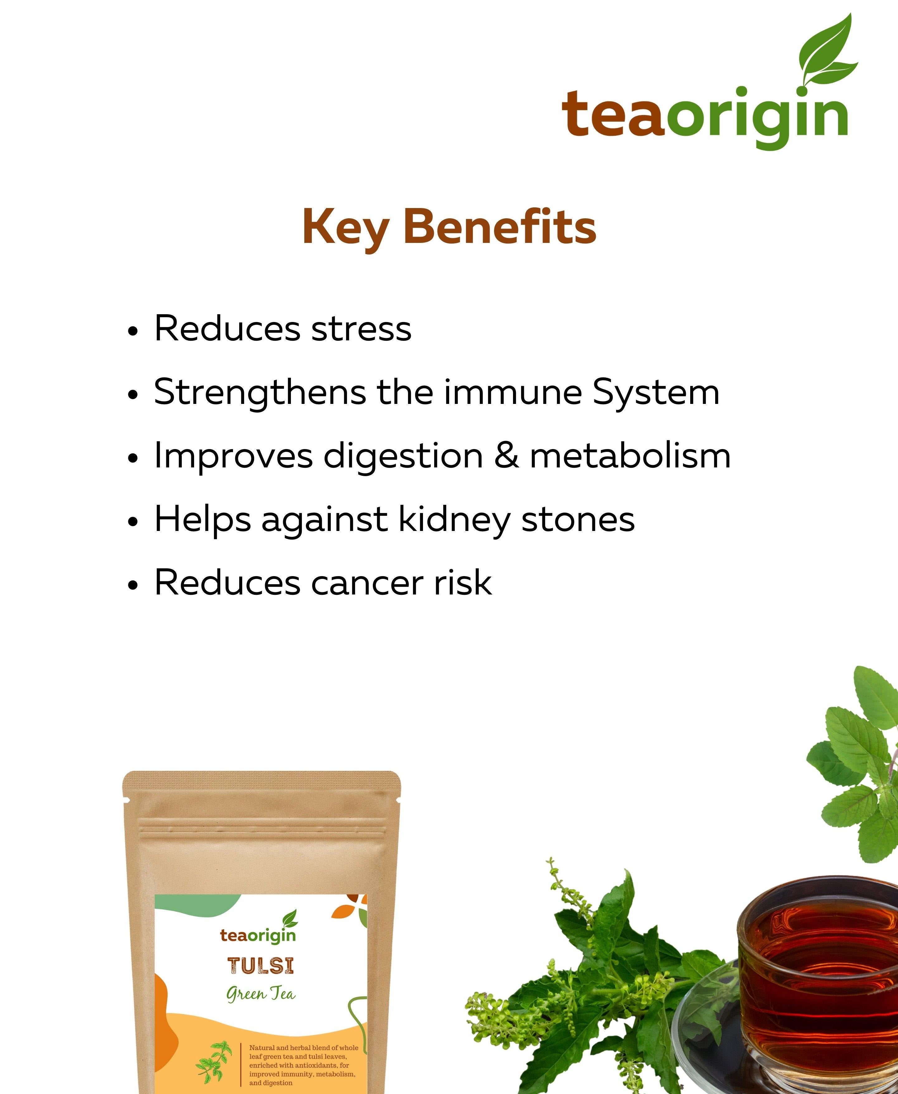 Buy ORGANIC INDIA TULSI GREEN TEA CLASSIC 25 TEABAGS BOX Online & Get Upto  60% OFF at PharmEasy